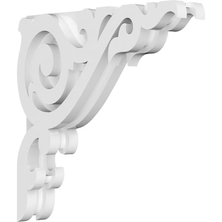 Ekena Millwork Baile Architectural Grade PVC Corbel, 1 7/8"W X 10"D X 10"H CORP01X10X10BA